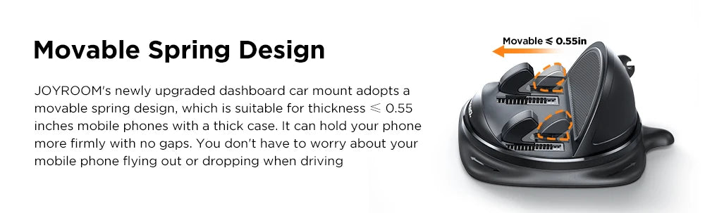 Universal Car Phone Holder Silicone Dashboard Mount - Smarsty