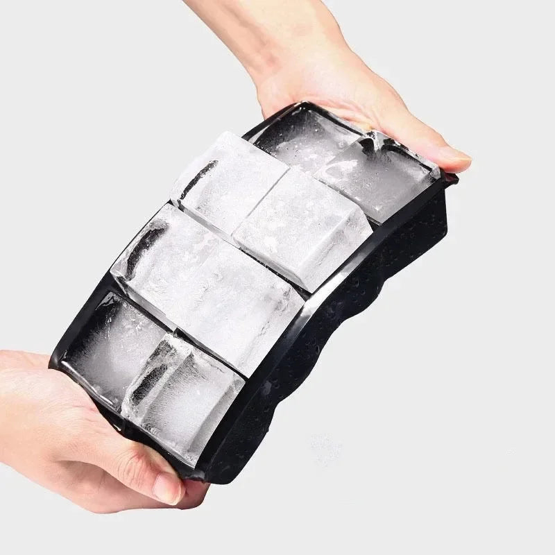 Large Food Grade Silicone Ice Cube Tray Mold - Smarsty