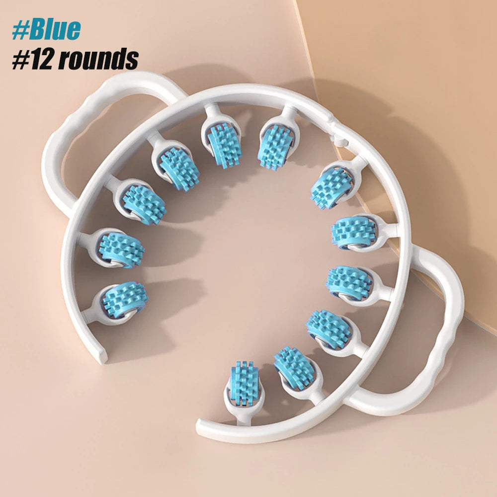 Portable Round Massager Roller for Targeted Cellulite Relief - Smarsty