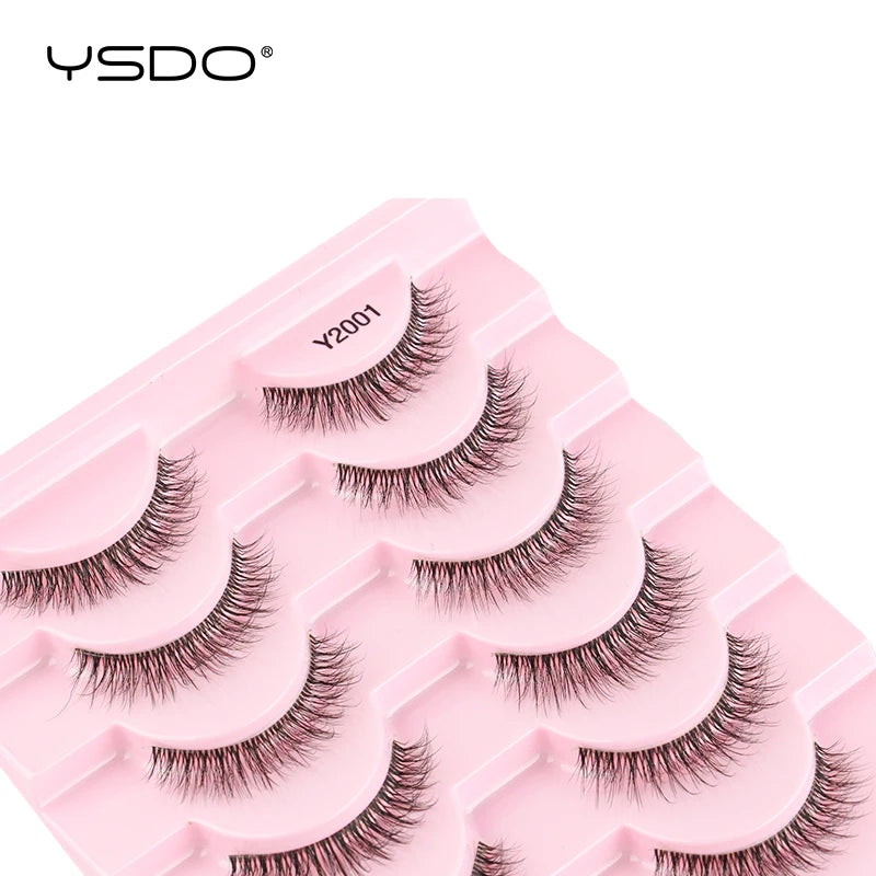 YSDO Natural Full Cat Eye False Eyelashes 3D Effect - Smarsty