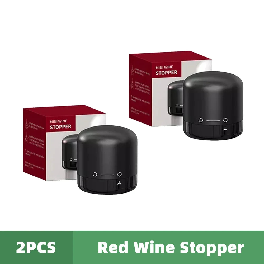 Vacuum Wine Bottle Stopper With Sealed Storage - Smarsty