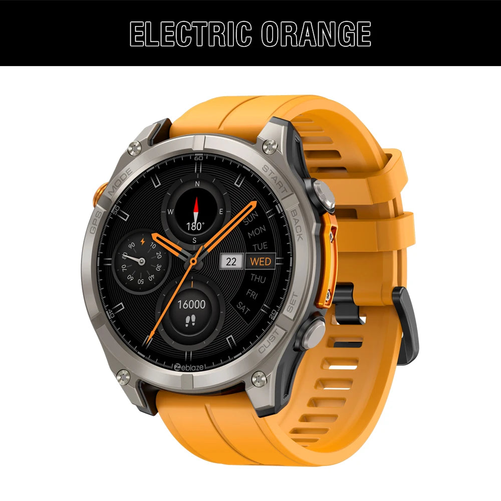 Zeblaze Stratos 4 GPS Smart Watch with AMOLED Display - Smarsty