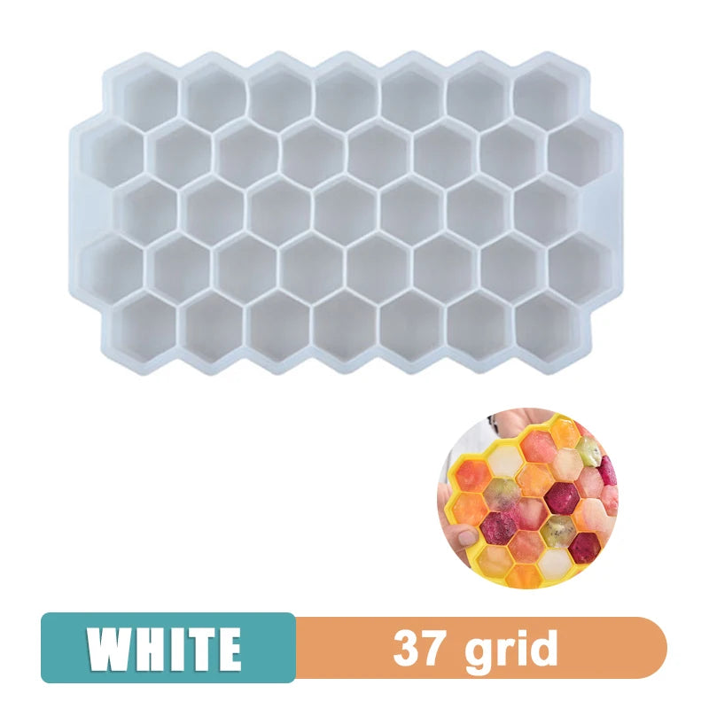 4/6/8/15 Grid Big Ice Tray Mold Giant Jumbo Large Food Grade Silicone Ice Cube Square Tray Mold DIY Ice Maker Ice Cube Tray - Smarsty