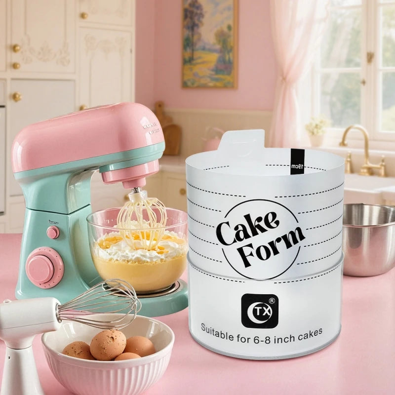 Adjustable Round Cake Ring Mold for Perfect Mousse Desserts - Smarsty