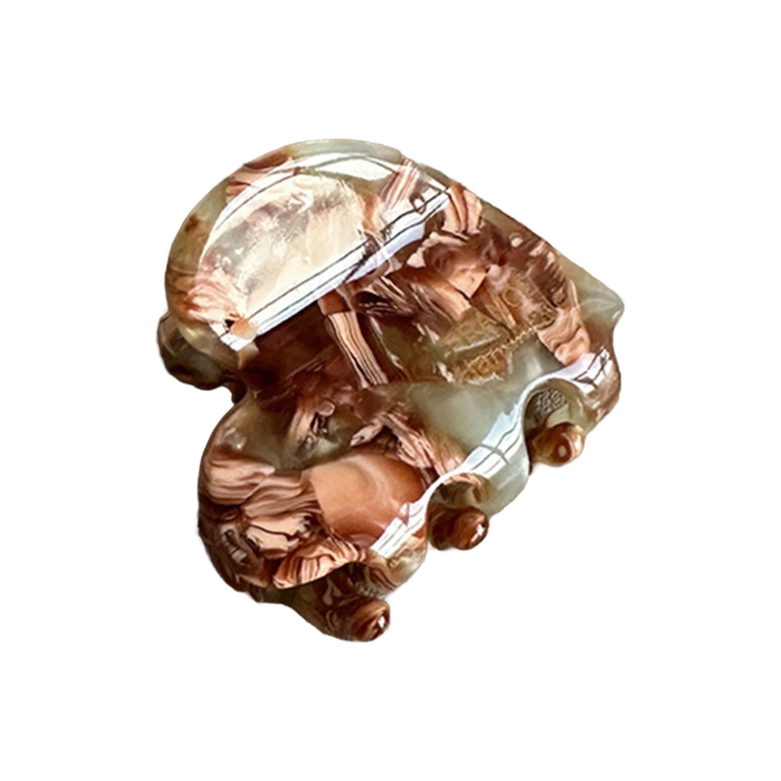 Heart Shaped Hair Claw Clip Secure Elegant Grip For Women - Smarsty