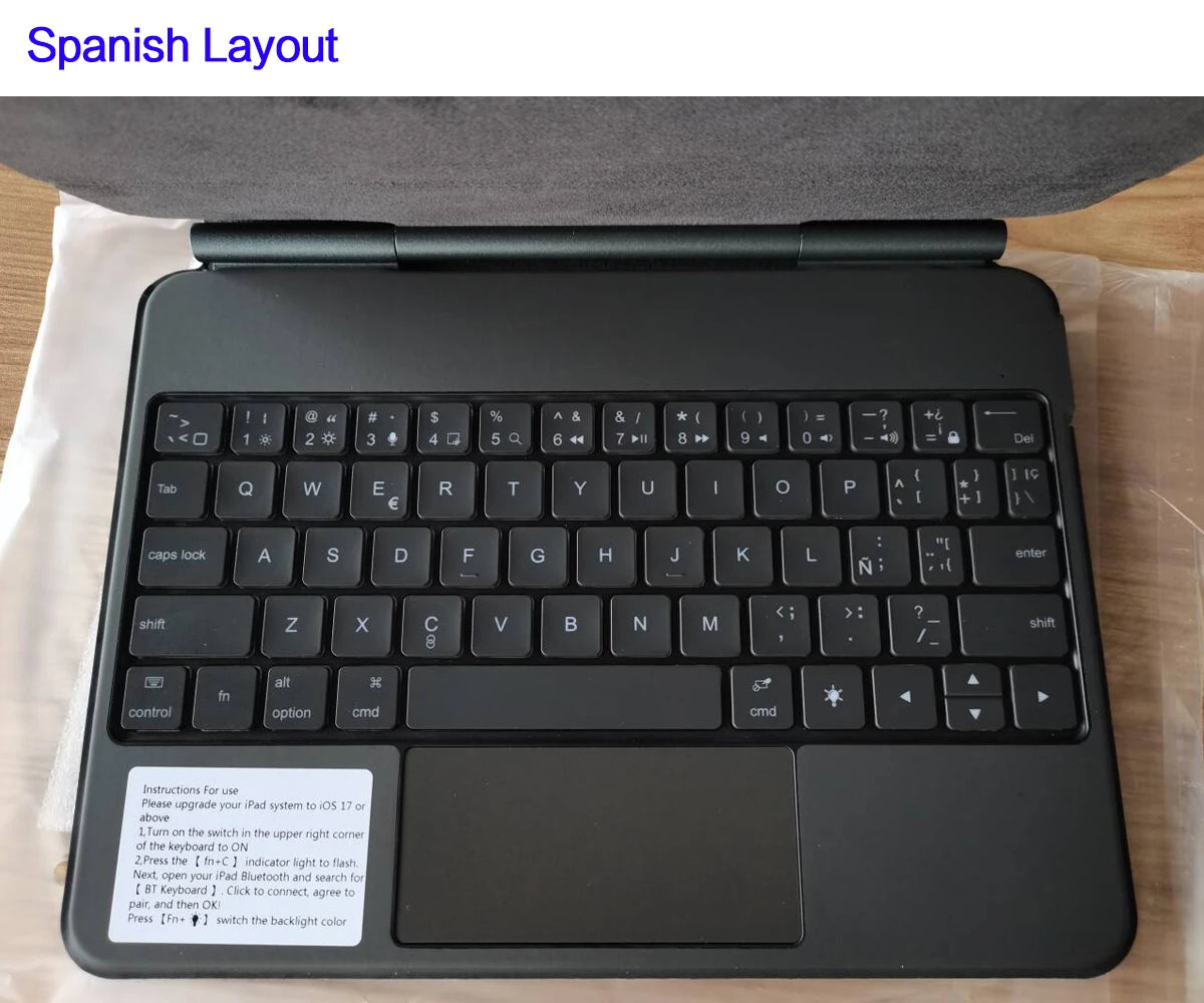 Magic Keyboard for iPad 11th Gen Backlit Magnetic Folio