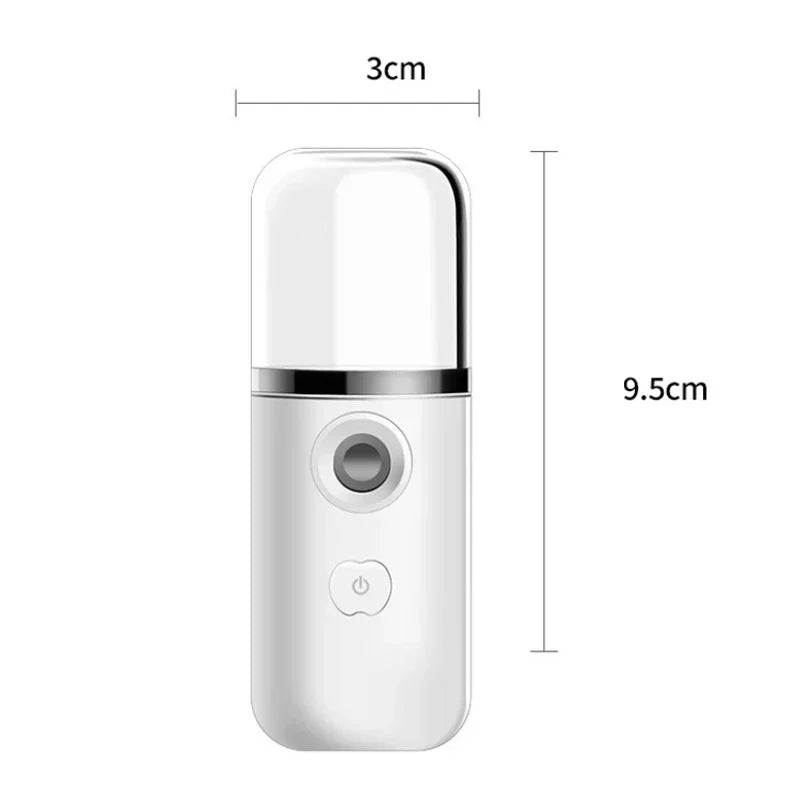 Mini Portable Humidifier Nano Mister Facial Steamer for Hydrated Skin - Smarsty