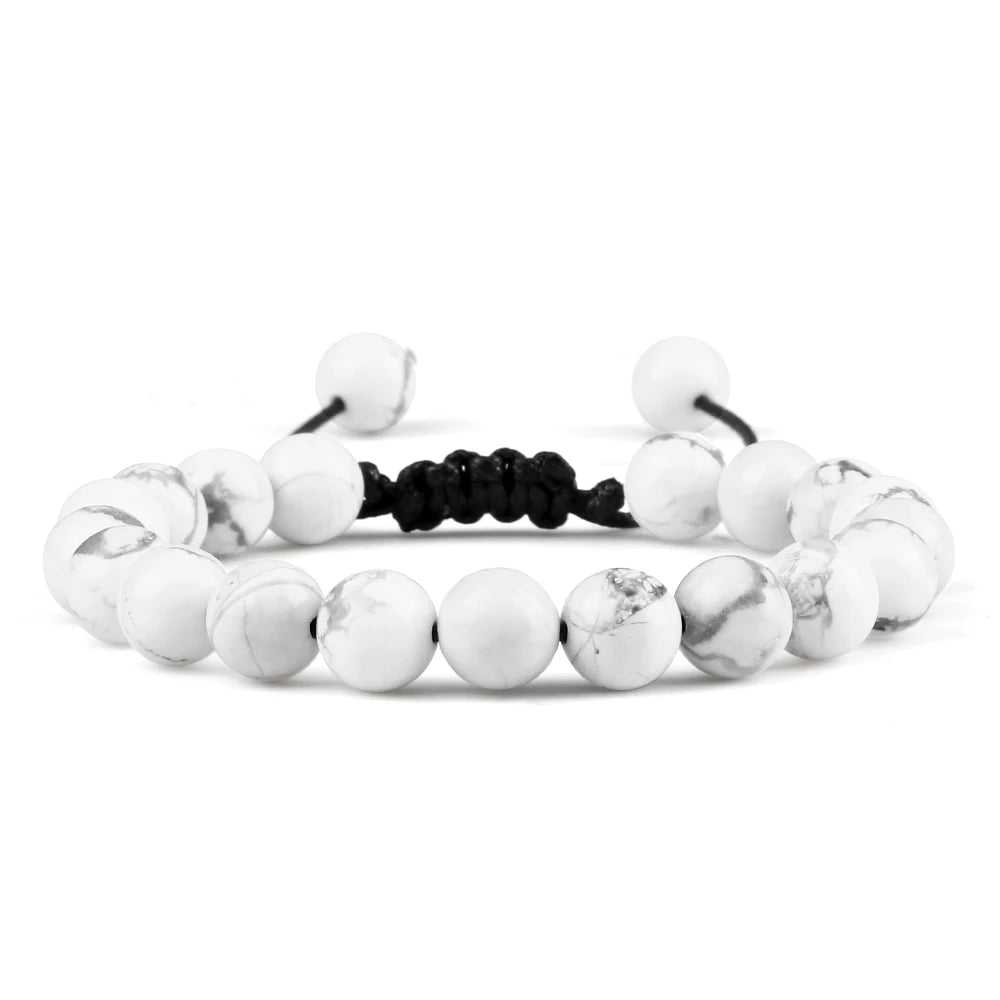 Adjustable 8mm Tiger Eye Beads Bracelet for Yoga Healing - Smarsty