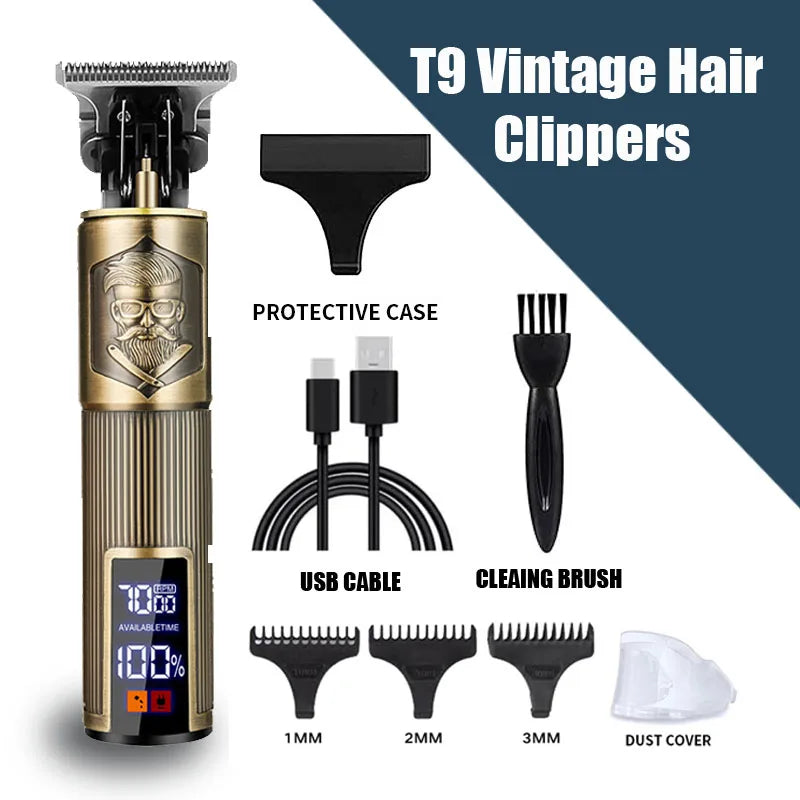 Heavy Metal Hair Clipper for Professional Men's Cuts - Smarsty