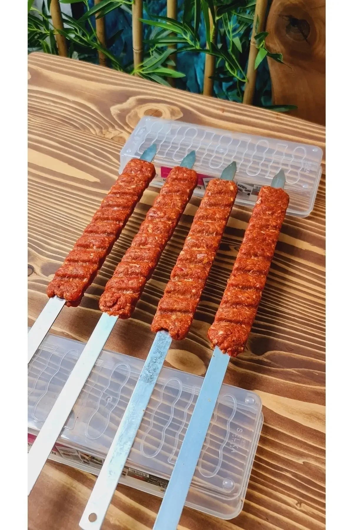 Reusable Plastic Kebab Maker for Easy BBQ Preparation - Smarsty