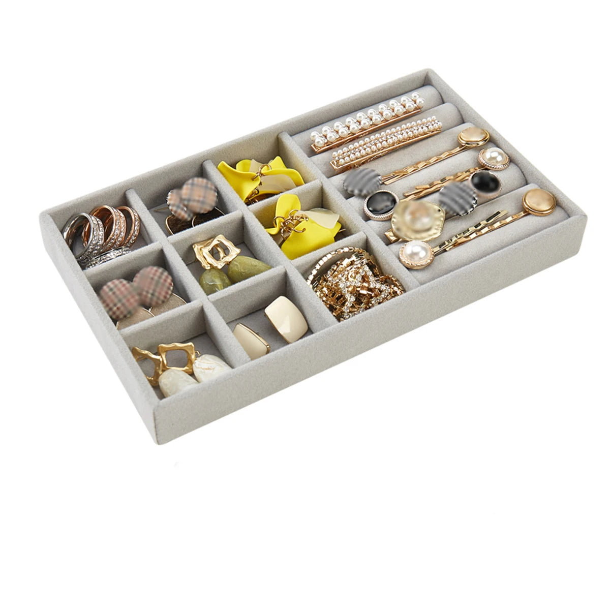 Velvet Jewelry Display Tray for Organized Storage - Smarsty