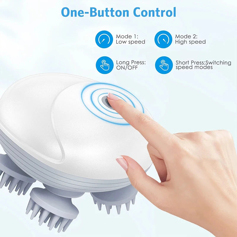 Electric Deep Scalp Massager for Relaxation and Cleansing - Smarsty