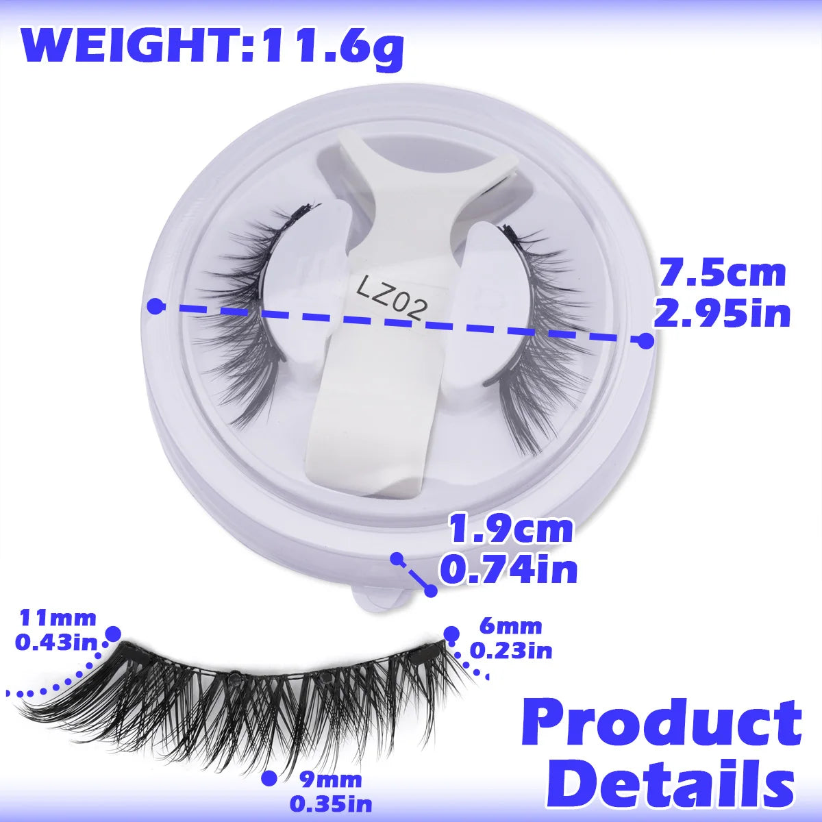 Magnetic Eyelashes Set for Effortless Stunning Looks - Smarsty
