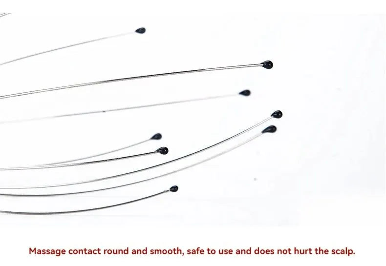 Stainless Steel Octopus Head Massager for Ultimate Relaxation - Smarsty