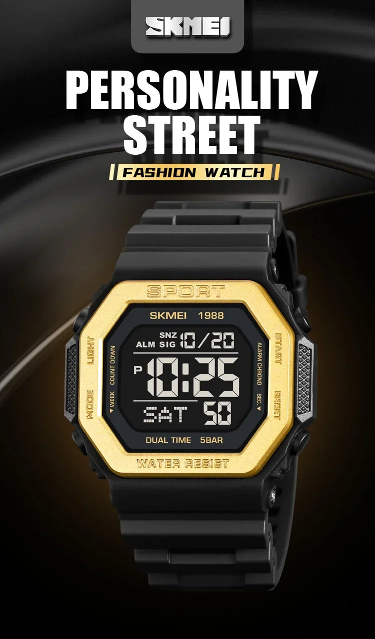 Skmei 1988 Waterproof Digital Sport Watch for Men - Smarsty