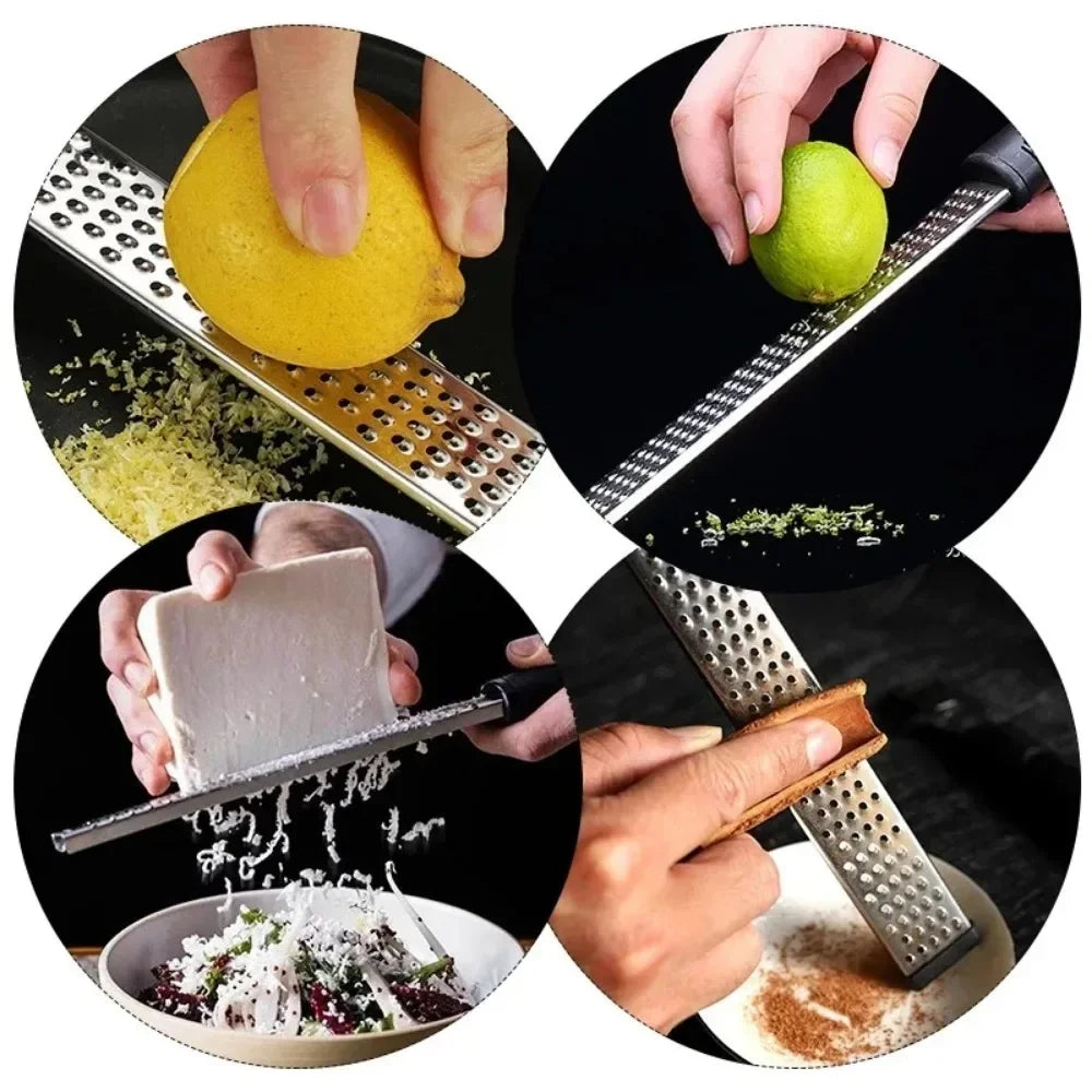 Stainless Steel Cheese Grater Slicer Lemon Zester Chocolate Chopper Fruit Peeler Planer Vegetables Cutter Kitchen Gadgets by Smarsty
