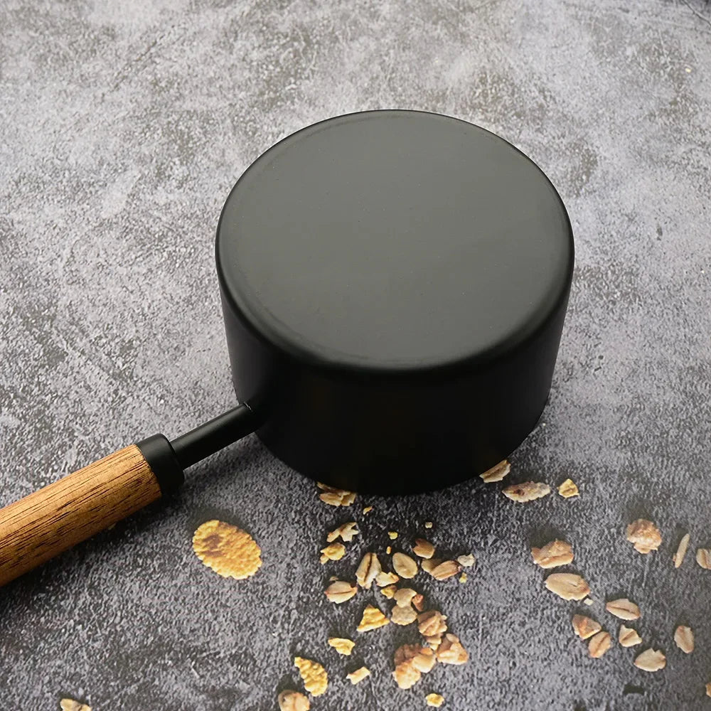Gold Wooden Handle Stainless Steel Measuring Cups Set - Smarsty