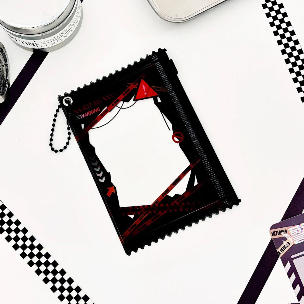 INS Transparent Candy Bag Badge Holder Korean Photocard Holder Display Bag Pendant Idol Photo Card Protective Cover Card Holder