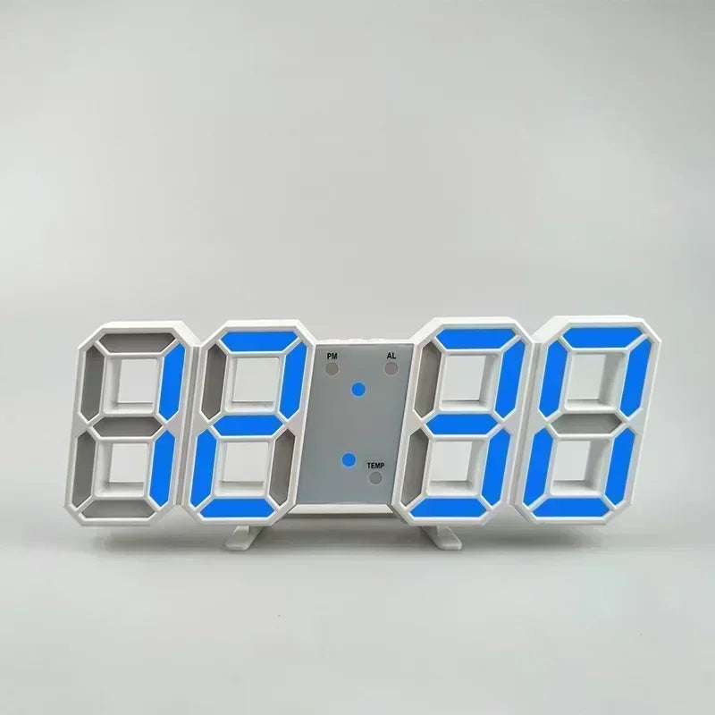 Digital Wall Clock with Alarm for Modern Home Decor - Smarsty