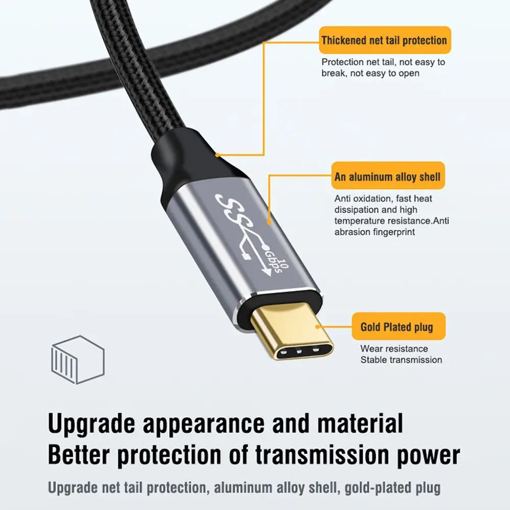 100W Fast Charging USB Type C Extension Cable - Smarsty