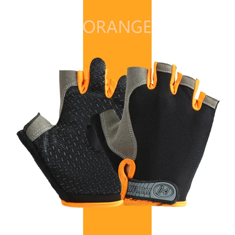 Breathable Anti Slip Fingerless Cycling Gloves for Men Women - Smarsty