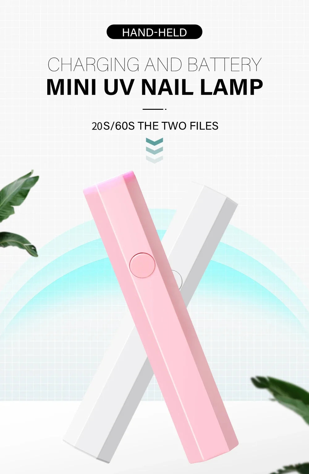 Portable Mini Nail Lamp for Quick Dry Gel Polish - Smarsty