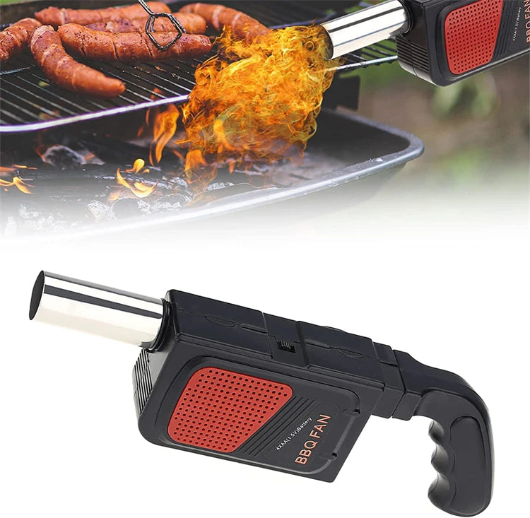 Portable Electric BBQ Fan for Effortless Charcoal Grilling - Smarsty