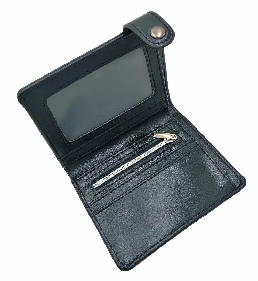 Death Note Anime Black PU Leather Short Wallet Card and Coin Purse for Boys Girls Gift - Smarsty