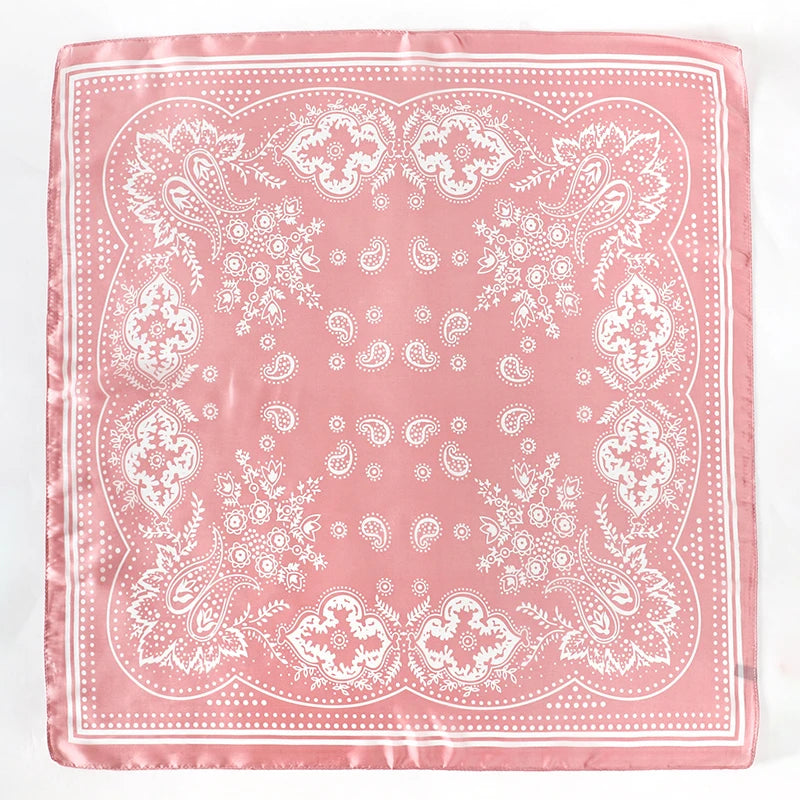 Elegant Silk Floral Hairbands and Neck Scarves - Smarsty