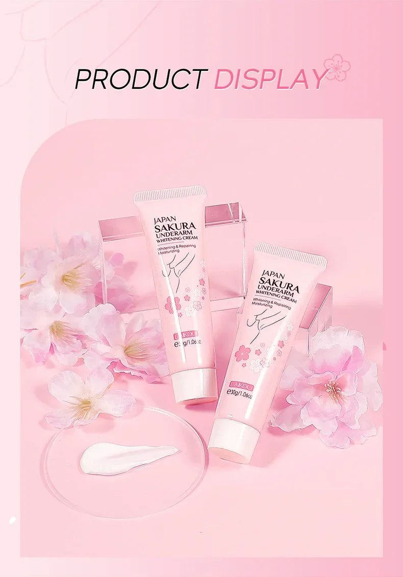 Laikou Sakura Underarm Cream for Skin Brightening - Smarsty