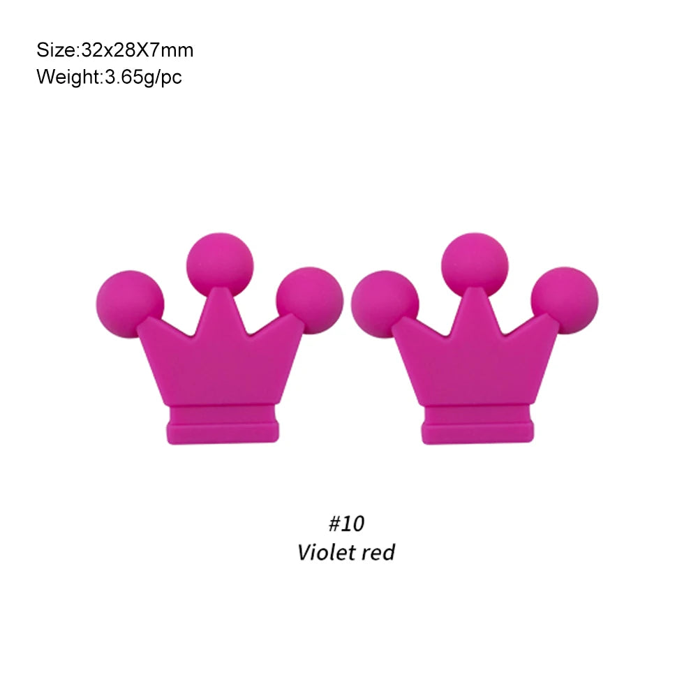 10pcs Silicone Bowknot Beads for DIY Jewelry Making - Smarsty