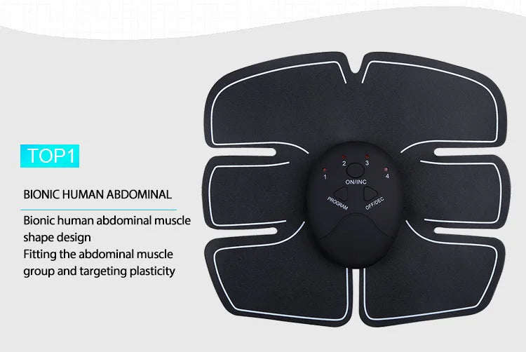 Wireless Muscle Stimulator Pads for Body Slimming - Smarsty