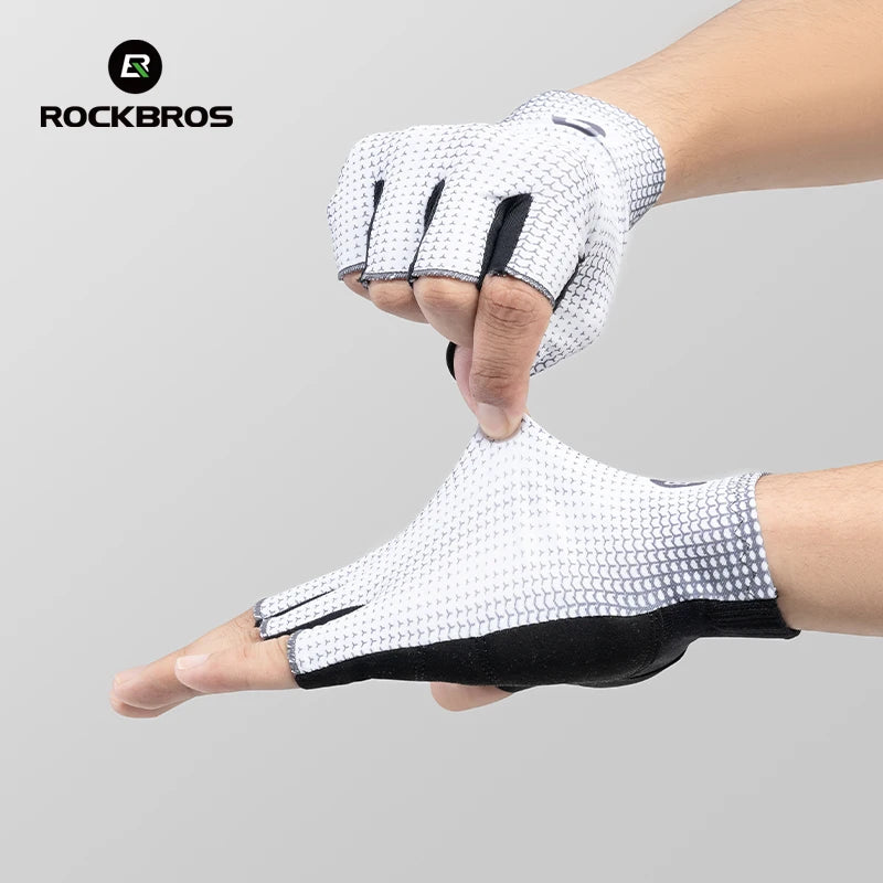 RockBros Breathable Cycling Gloves Half Finger Anti Slip - Smarsty