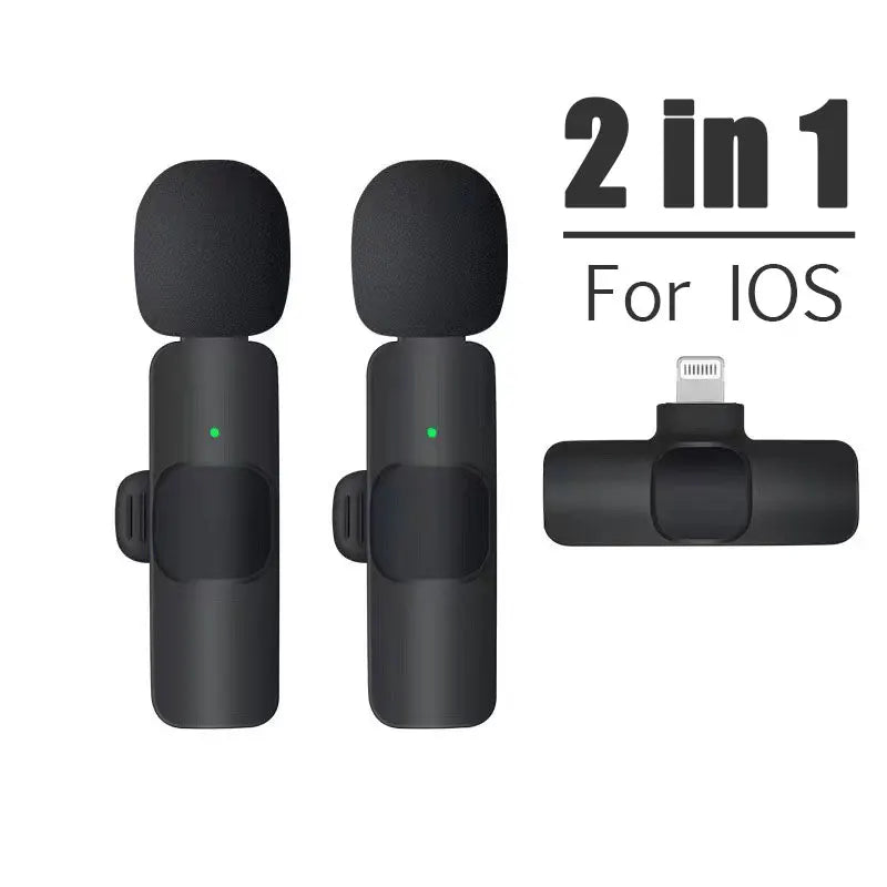 Wireless Lavalier Microphone for iPhone and Android - Smarsty