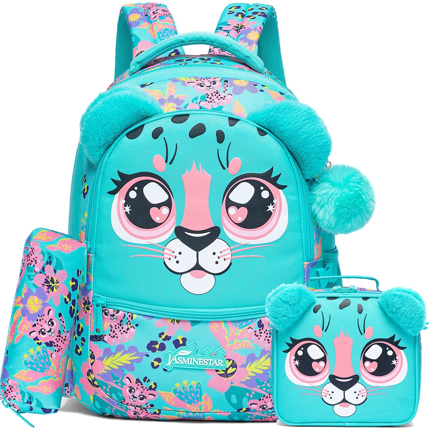 Girls School Backpack Set With Lunch Box And Pencil Case - Smarsty