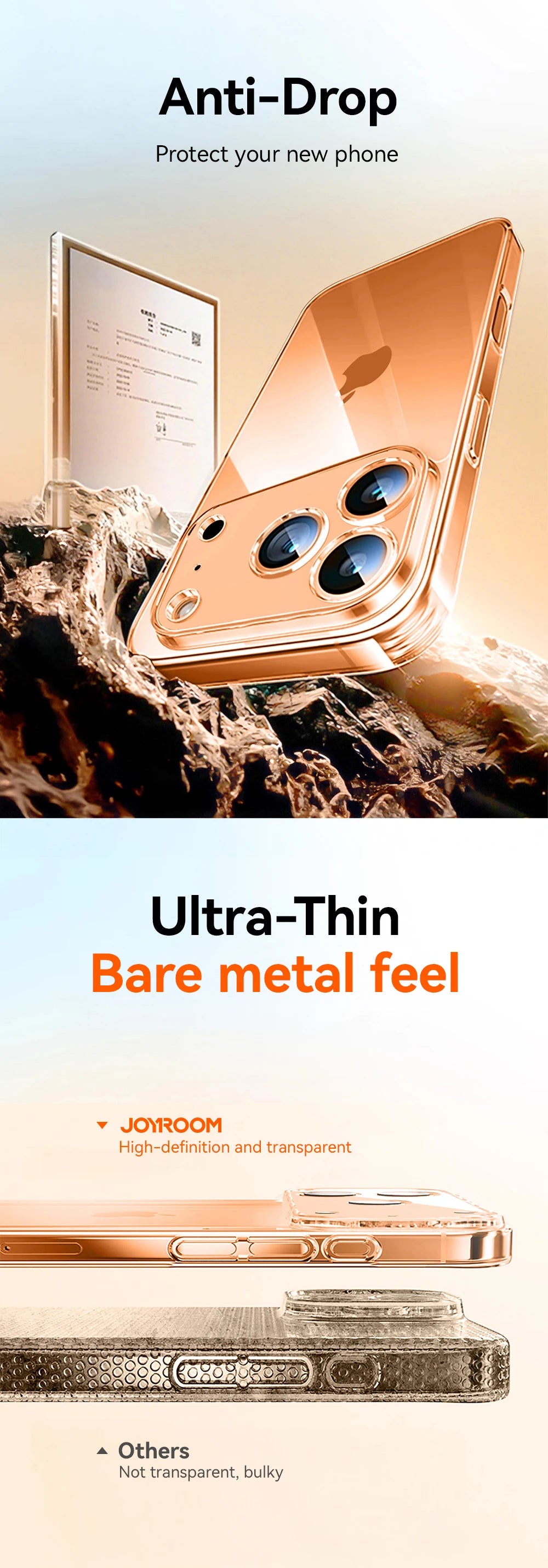 Transparent Shockproof IPhone 15. 16 and 17 Case Lens Protection - Smarsty