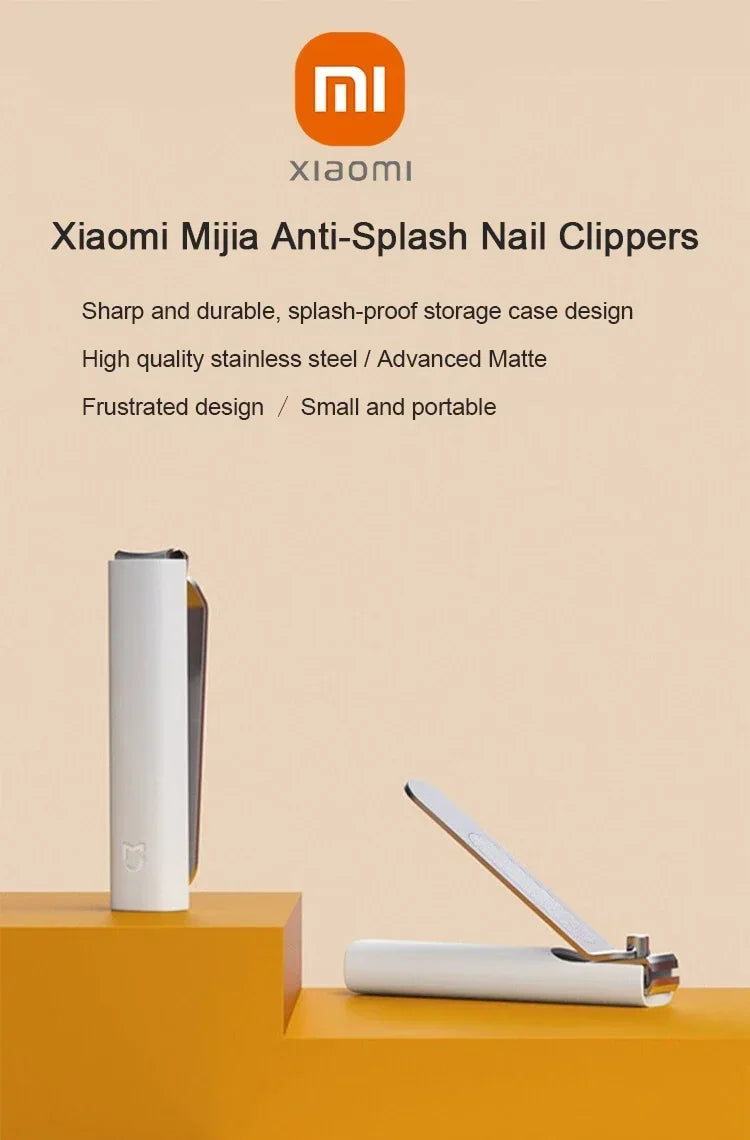 Xiaomi Mijia Stainless Steel Nail Clipper with File - Smarsty