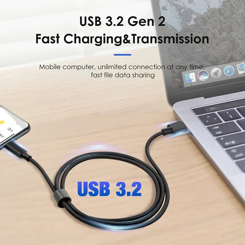 USB 3.2 Type C Cable for Fast Charging and Data Transfer - Smarsty