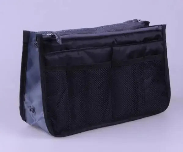 Multi Functional Large Capacity Makeup Bag Portable Double Zipper Toiletries Travel Storage Bag Mommy Bag Multi Pocket Cosmetic - Smarsty
