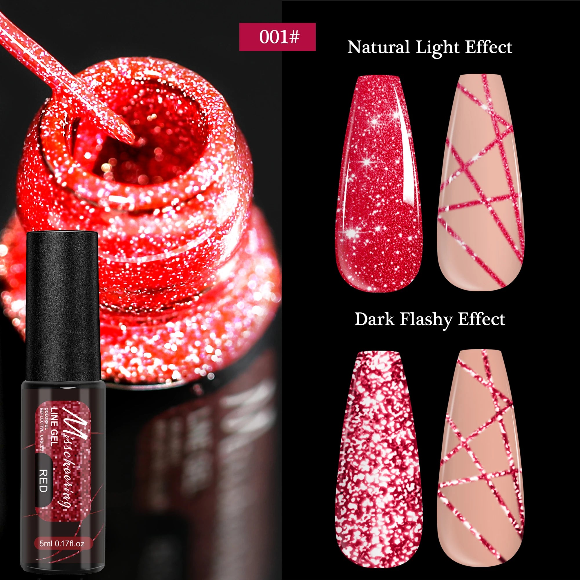 Gold Silver Metallic Nail Gel Polish for Stunning Mirror Finish - Smarsty