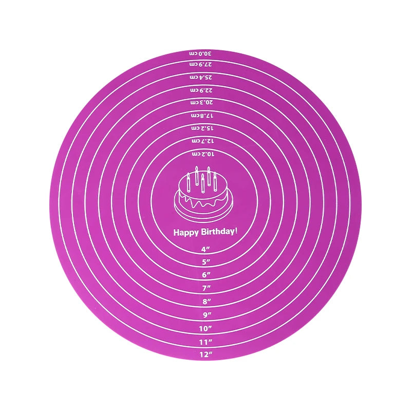 FAIS DU Non-Stick Cake Turntable with Silicone Mat - Smarsty