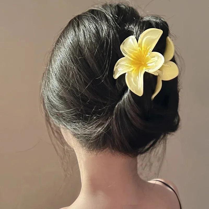 Flower Shape Hair Claw Clips For Secure Stylish Hold - Smarsty