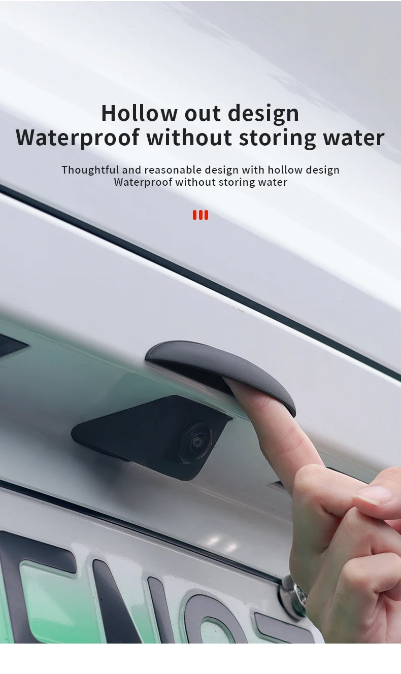 Car Reversing Rear Camera Rain Cover ABS Rain-Proof Car Reverse Camera Rain Shade Cover Waterproof Shield Car Exterior Accessory - Smarsty