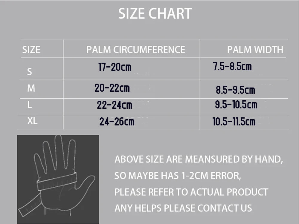 Full Finger Cycling Gloves with Shock Absorbing Pads - Smarsty