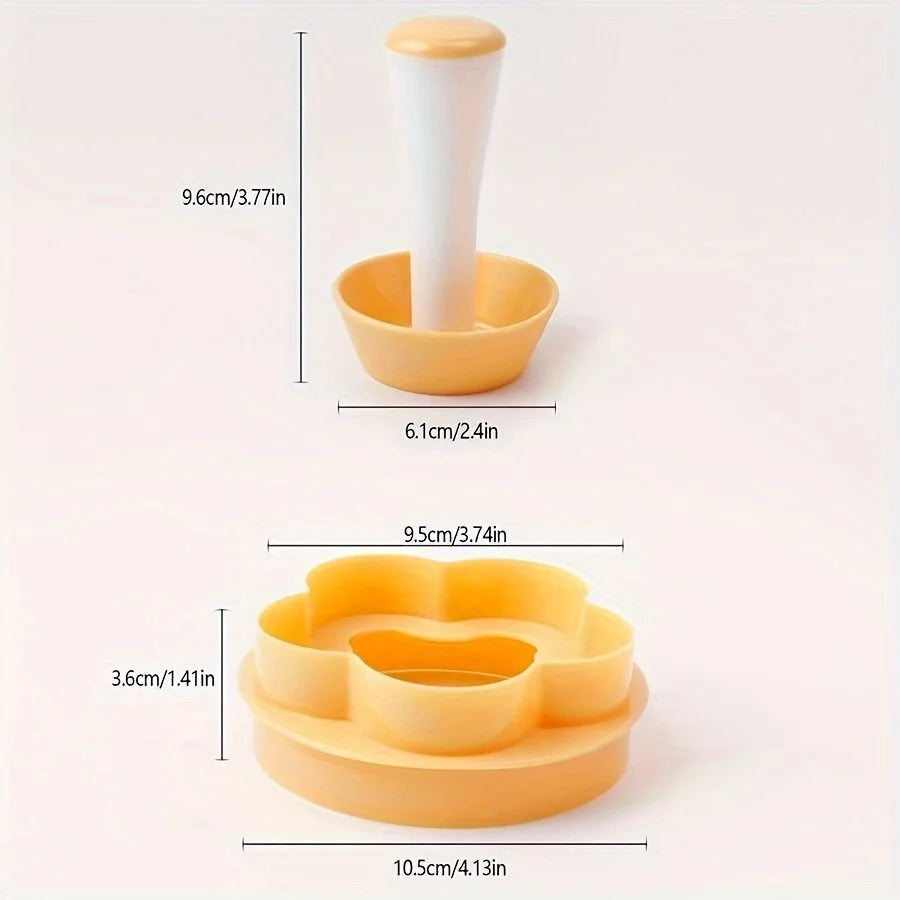 Flower Shaped Pastry Dough Tamper Set for Baking - Smarsty