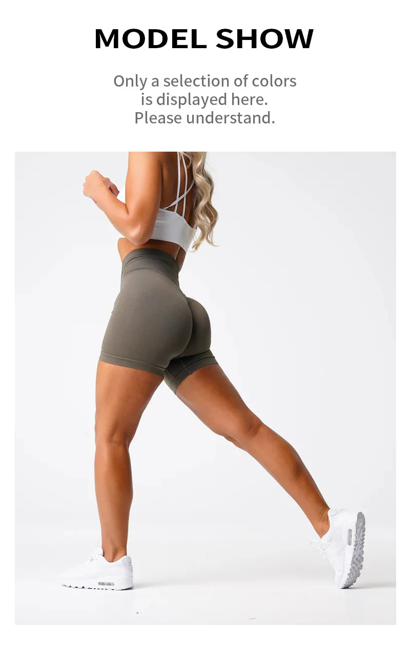 TKITK Spandex Solid Seamless Shorts Women Soft Workout Tights Fitness Yoga Pants Gym tight pants leggings cycling shark pants