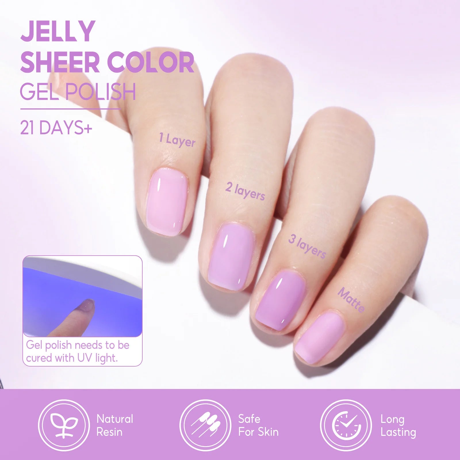 Coscelia Jelly Nail Gel Polish Set for Stunning Nail Art - Smarsty