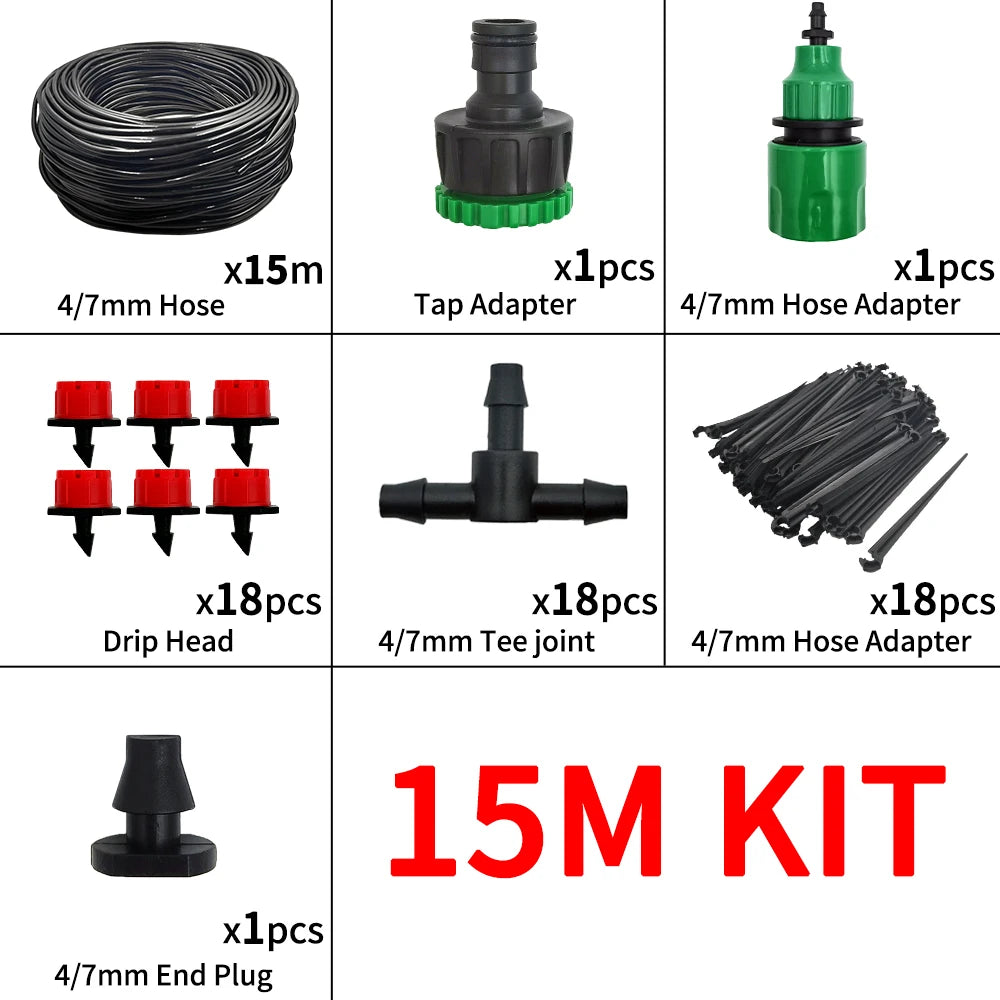 Portable Micro Drip Irrigation System for Easy Garden Watering - Smarsty