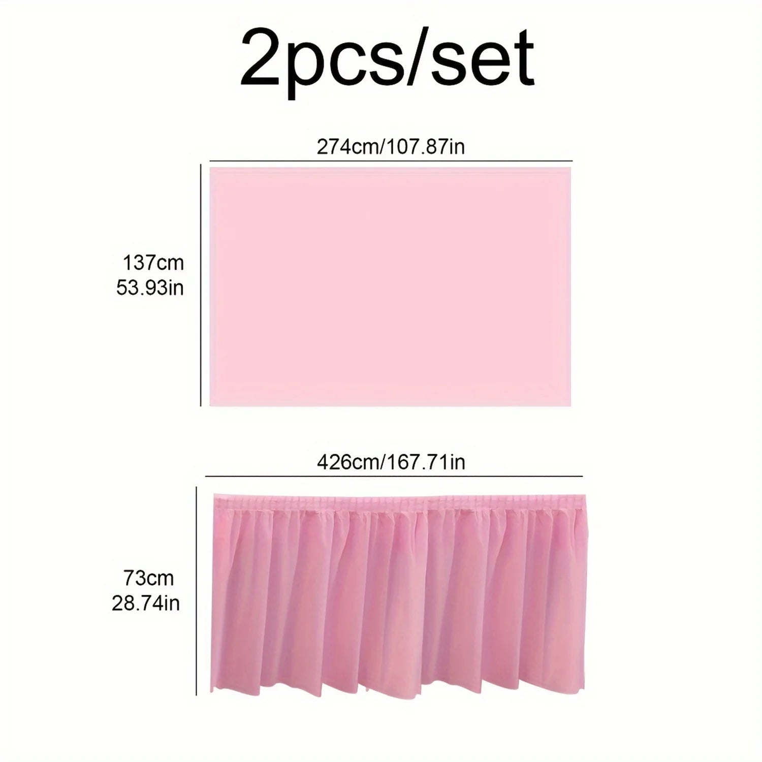 Disposable Tablecloth Set for Elegant Party Decor - Smarsty