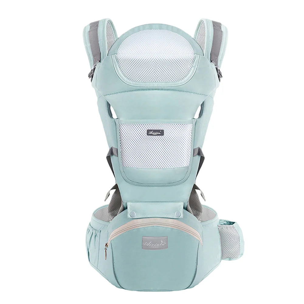 Ergonomic Baby Carrier Backpack Infant Baby Hipseat Carrier Front Facing Ergonomic Kangaroo Baby Wrap Sling Travel Backpack by Smarsty